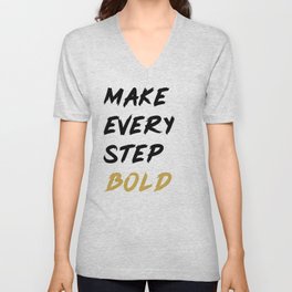 Bold V Neck T Shirt