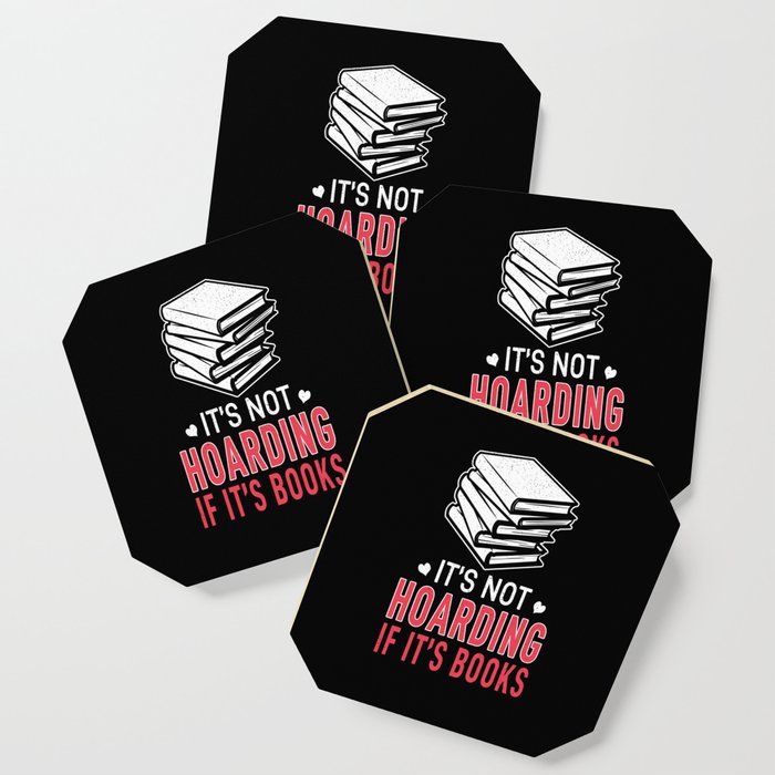 Not Horading If Books Book Reading Bookworm Coaster