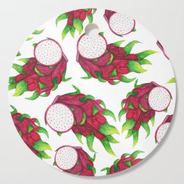 Bright juicy pitaya. Tropical fruit Cutting Board