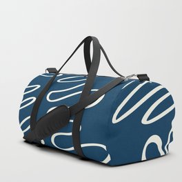 Abstract minimal line fern 2 Duffle Bag