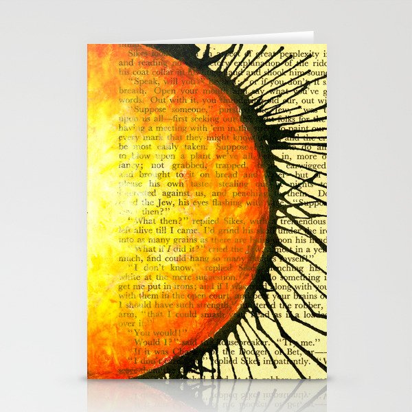 The Sun Who Wanted A Cup Of Strong Espresso Stationery Cards