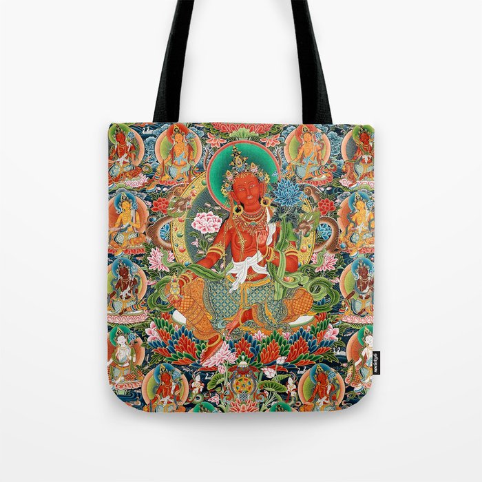 21 Taras Thangka Samantabhadra Varayogini Tote Bag