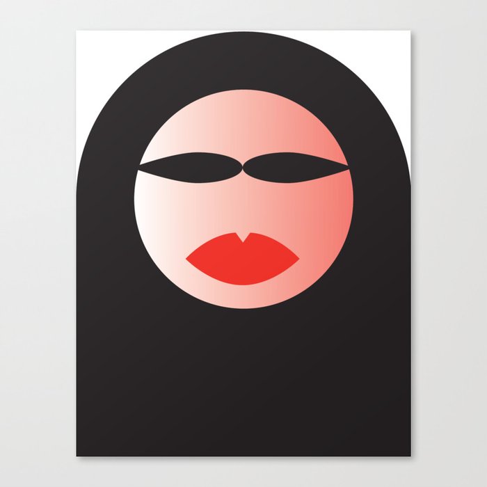 Hijab woman Canvas Print