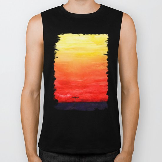 Sunset Biker Tank