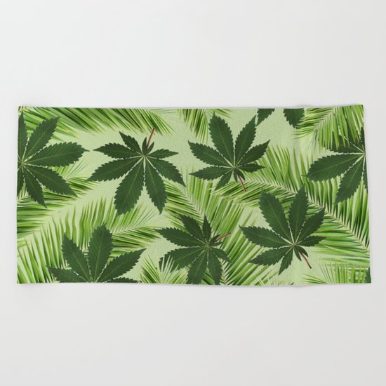 Tropical High Beach Towel