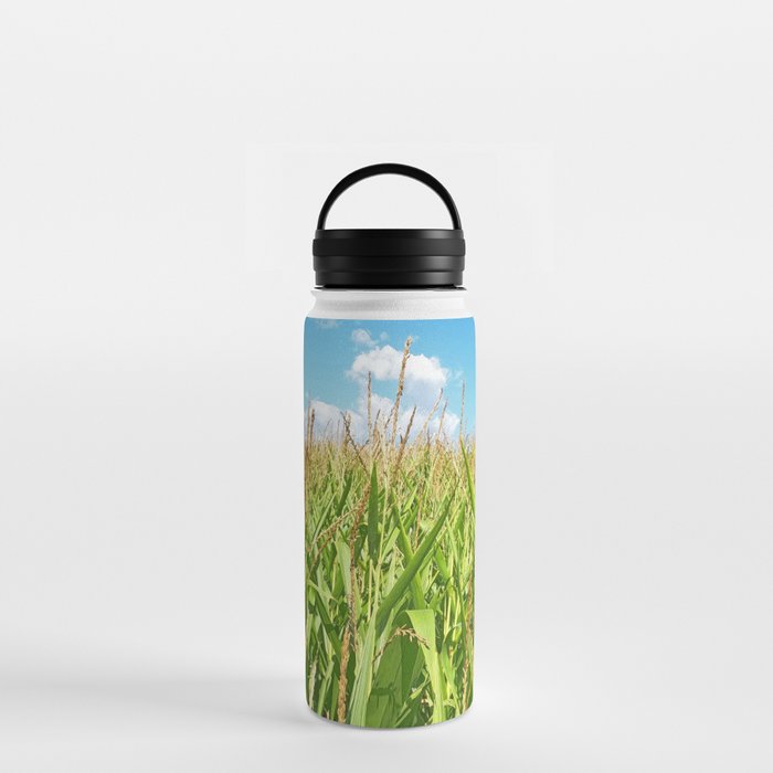 Corn Field Texture/Sky Water Bottle