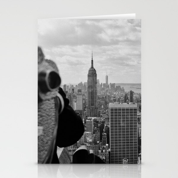 New York State of Mind view, Empire State building | The beautiful NYC from above on top of the Rock  Stationery Cards