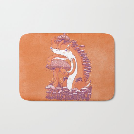 The Mushroom collector Bath Mat