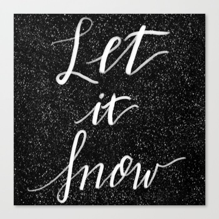 Let it Snow Canvas Print
