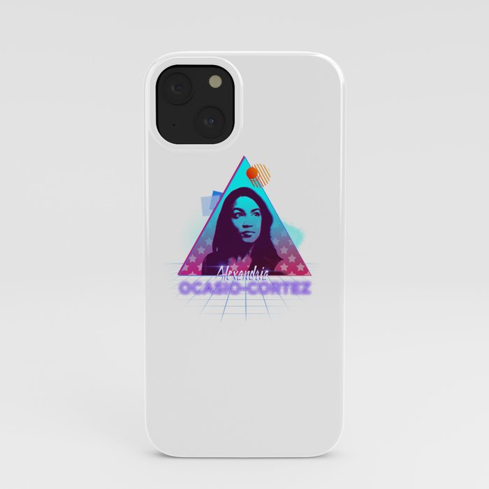 Alexandria Ocasio-Cortez #AOC Blue Wave iPhone Case
