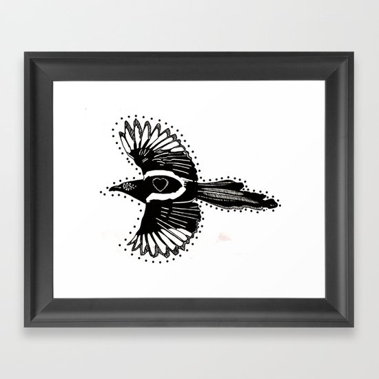 MAGPIE Framed Art Print
