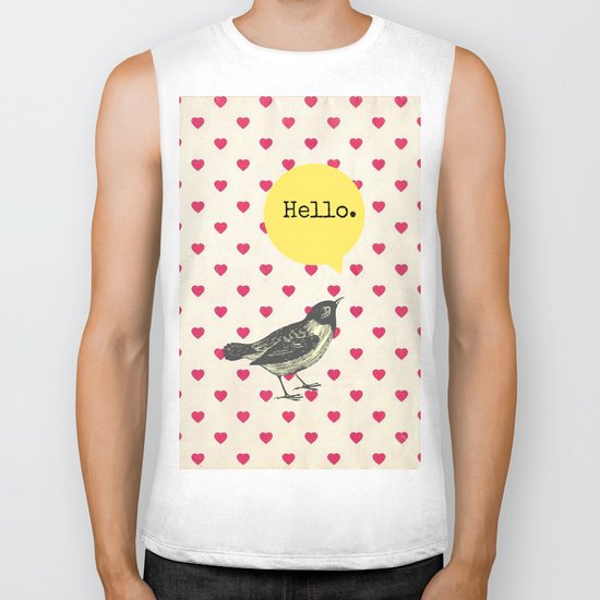 Hello Biker Tank