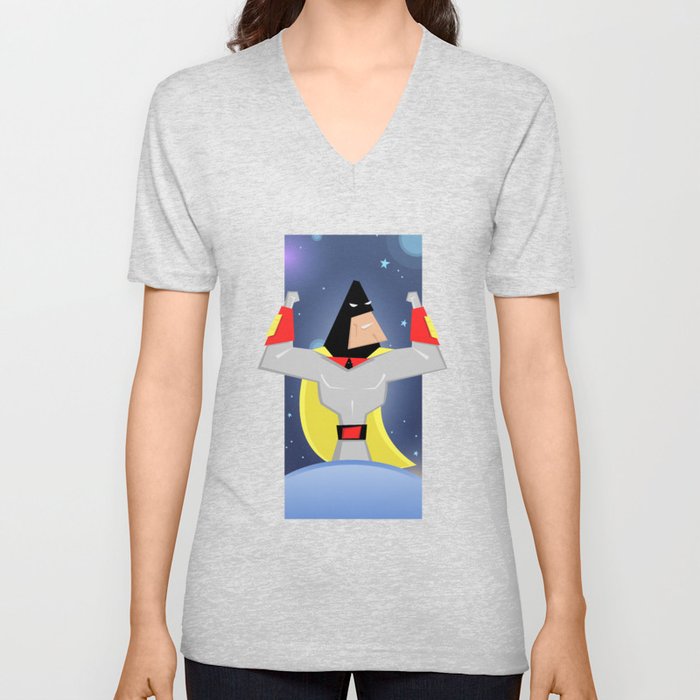 Space Ghost V Neck T Shirt