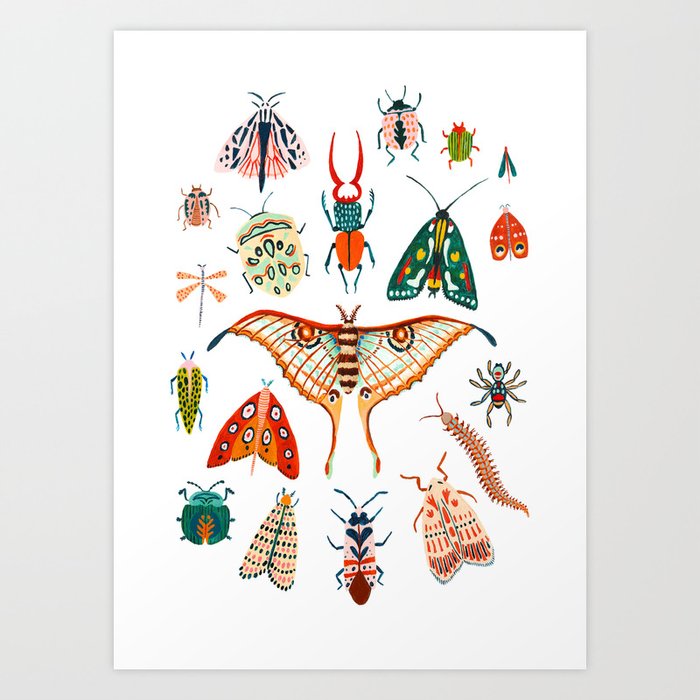 Beetles of the World Art Print