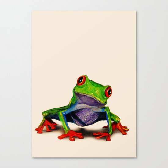 Mr. Ribbit Canvas Print