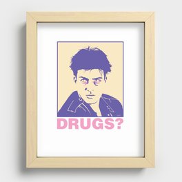 DRUGS? Recessed Framed Print