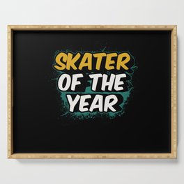 Best Skater Of The Year 2022 Skateboarding Serving Tray