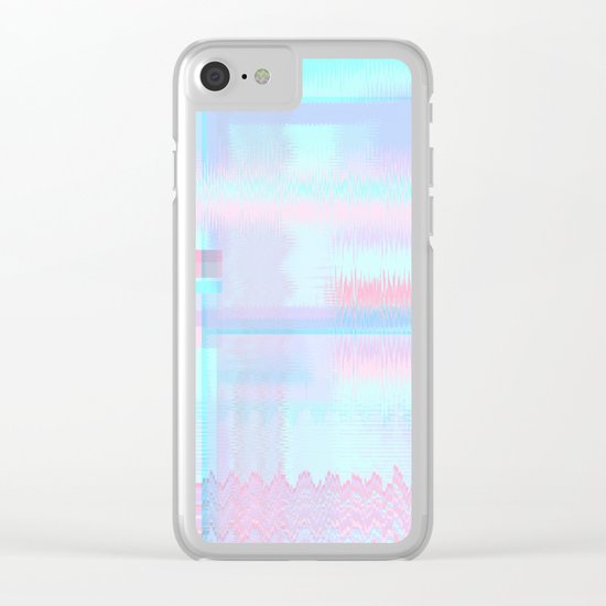 Distorted signal 04 Clear iPhone Case