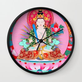 Akasagarbha Thangka Buddhist art Wall Clock