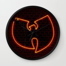 Wu Tang Neon Wall Clock