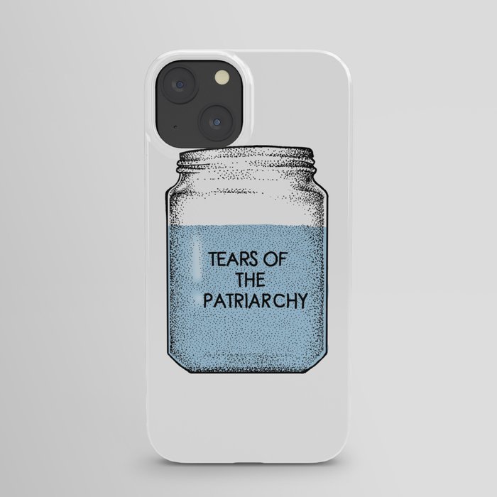 Tears Of The Patriarchy Blue iPhone Case