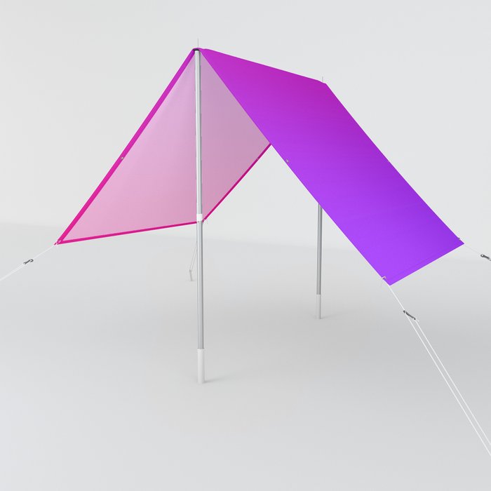 Purple and Magenta Ombre Gradient Pattern Sun Shade