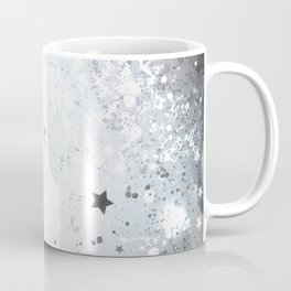 Silver Background with Stars Mug