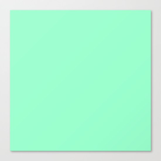 Mint Meringue Canvas Print