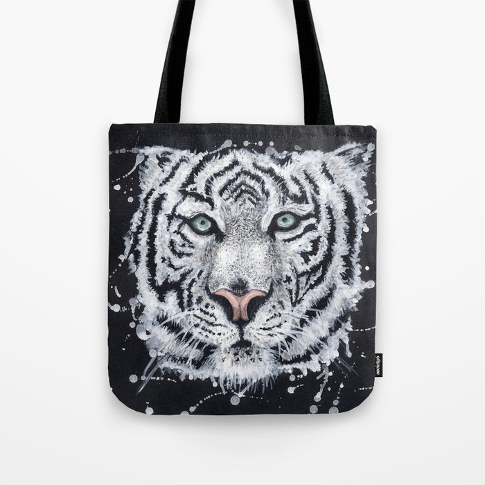 White Tiger Tote Bag