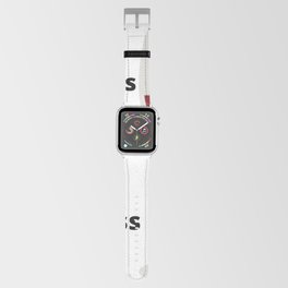 Cute French Bulldog and wine lover equals happiness Apple Watch Band