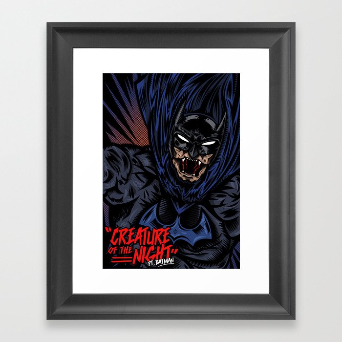 Creature of the Night Framed Art Print