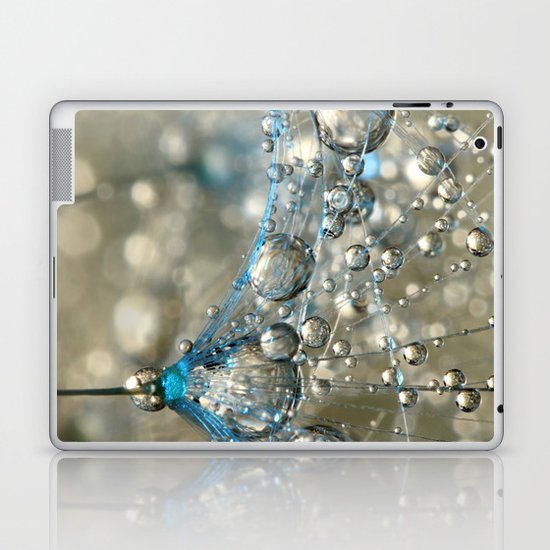 Cyan & Gold Laptop & iPad Skin