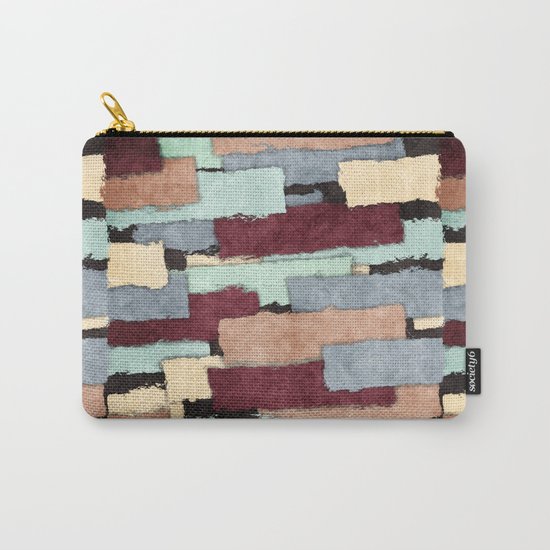 Abstract Patchwork Carry-All Pouch