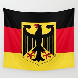 Germany flag emblem Wall Tapestry