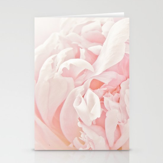 Peony Heart Stationery Cards