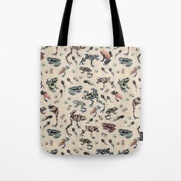 Frog pattern Tote Bag
