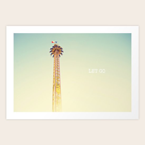Let Go Art Print