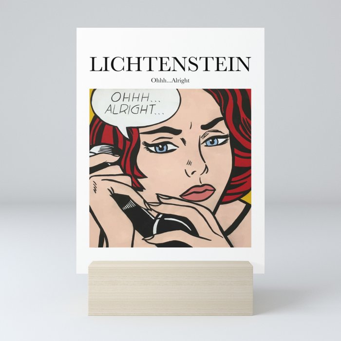 Lichtenstein - Ohhh...Alright Mini Art Print