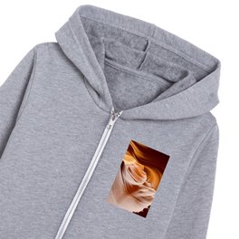 Traveling America: Lower Antelope Canyon II Kids Zip Hoodie