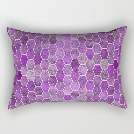 Glitter Tiles V Rectangular Pillow