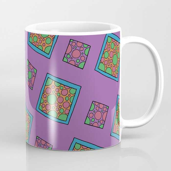 Square Circle pattern Coffee Mug
