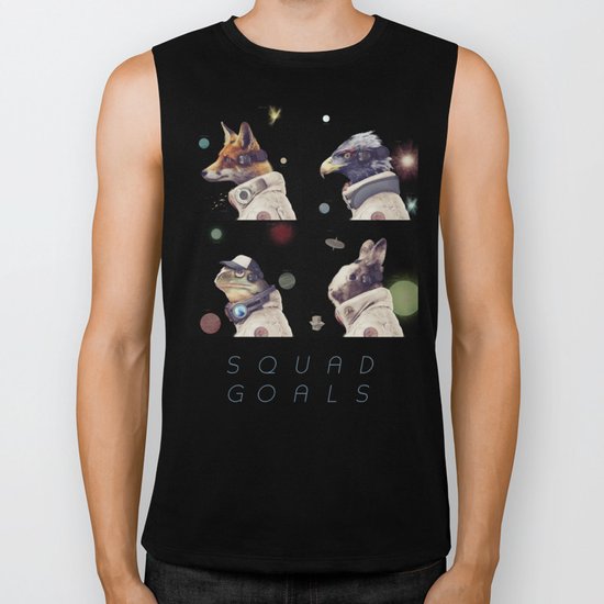 Star Team - Squad Goals Biker Tank