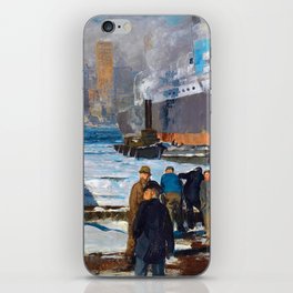 George Bellows Men of the Docks iPhone Skin