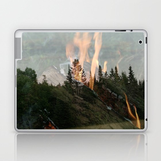 Fire in the Centerfold  Laptop & iPad Skin