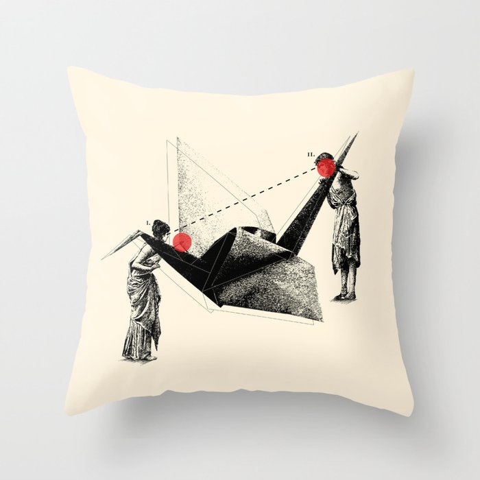 In Search Of Beauty (Circa 1876) Throw Pillow