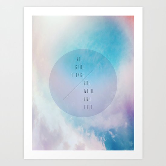 Wild & Free Art Print