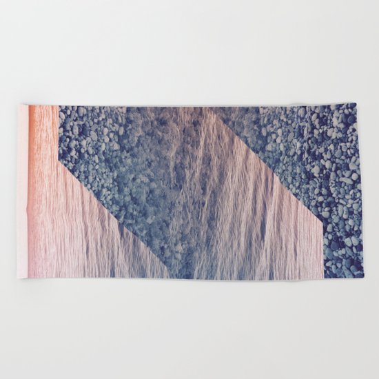 Geometric Sea Beach Towel