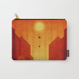 Mars - Valles Marineris Carry-All Pouch | Space, Graphic Design, Illustration 