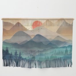 Wilderness Becomes Alive at Night Wall Hanging