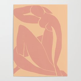 The Blue Nude in Clay, by Henri Matisse Poster